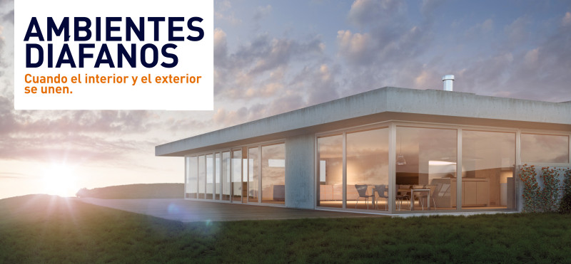 Ambientes diáfanos protección solar para ventanas