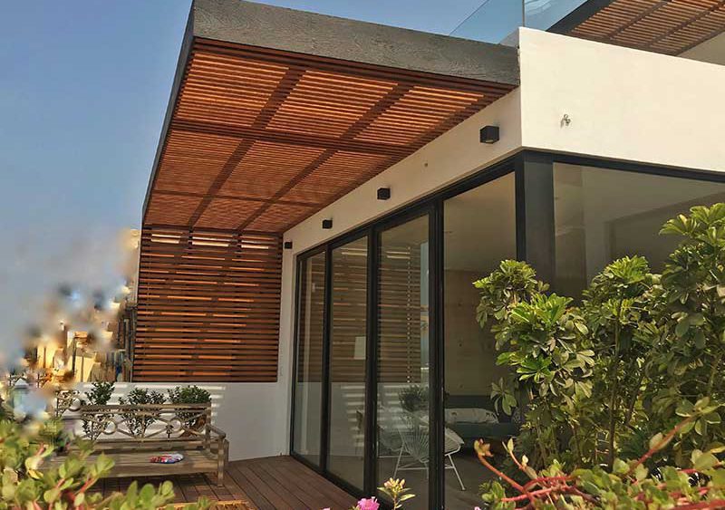 Mampara corrediza Thermia Barcelona 4 hojas color negro mate