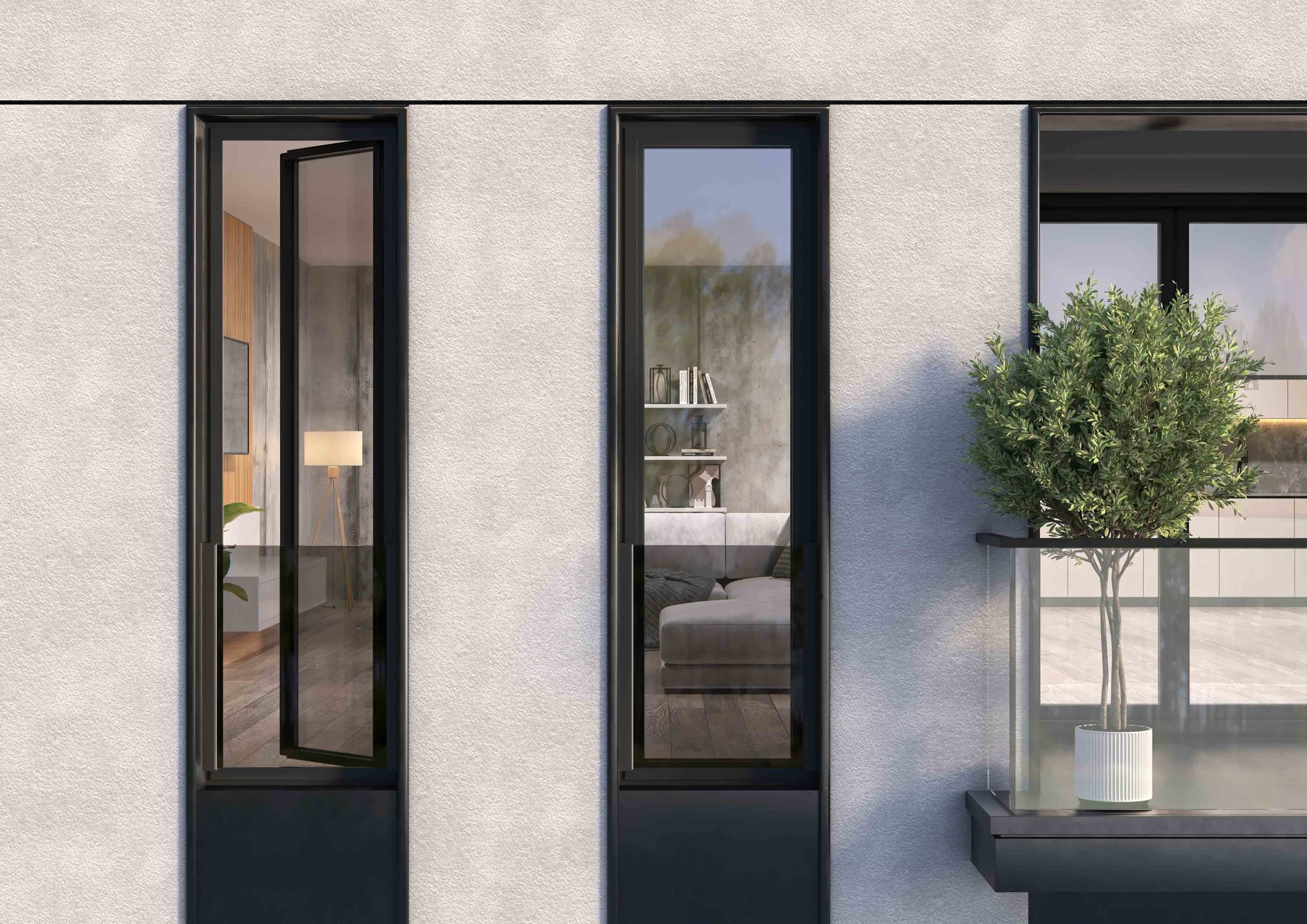 Safe and minimalist railing Glass Protect – Thermia Barcelona products