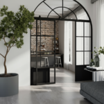 Curvas, carácter y color: divisiones interiores y puertas con el sistema Thermia Soho